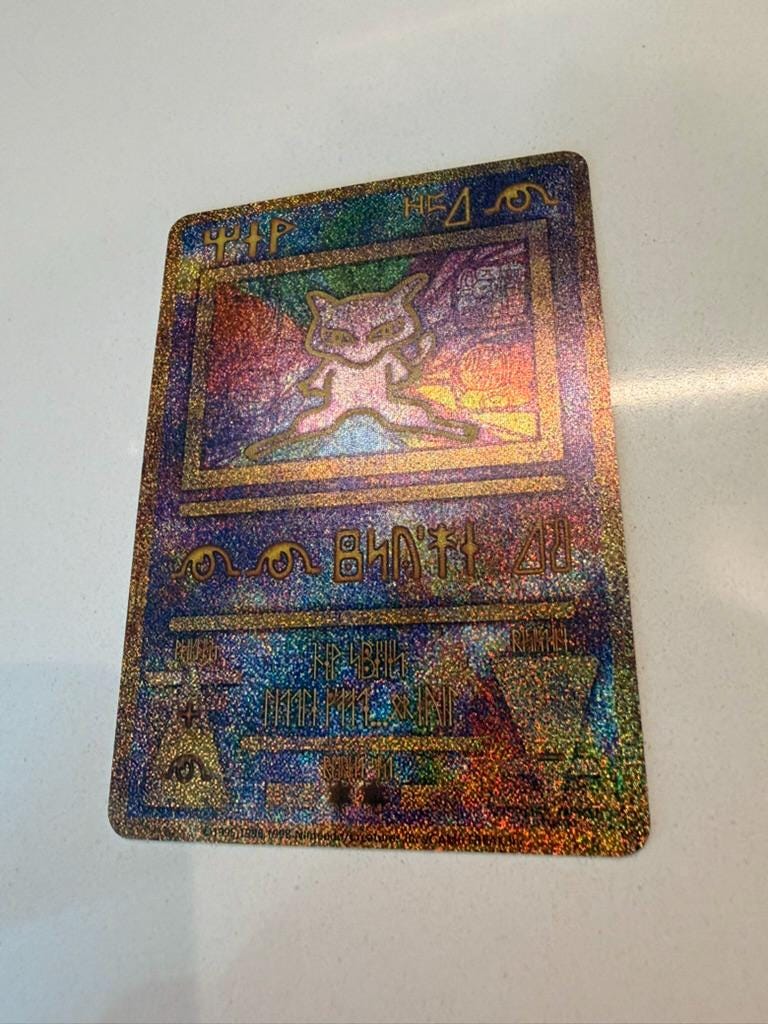 Ancient Mew Promo # Promos proxy card, not real novelty