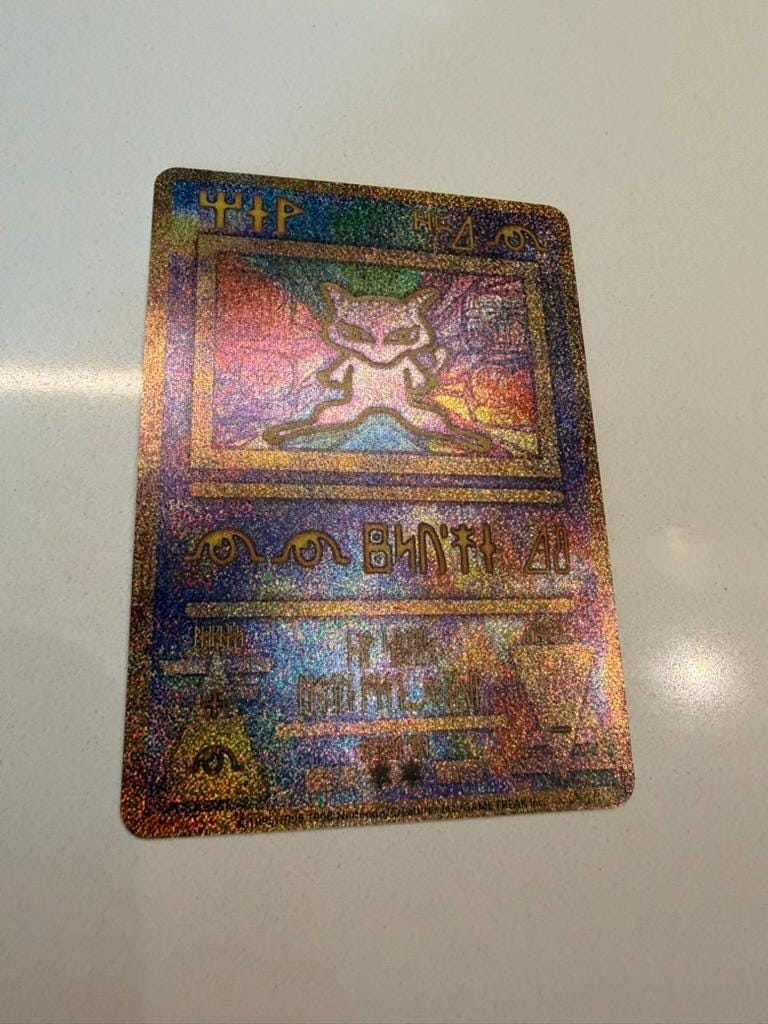 Ancient Mew Promo # Promos proxy card, not real novelty