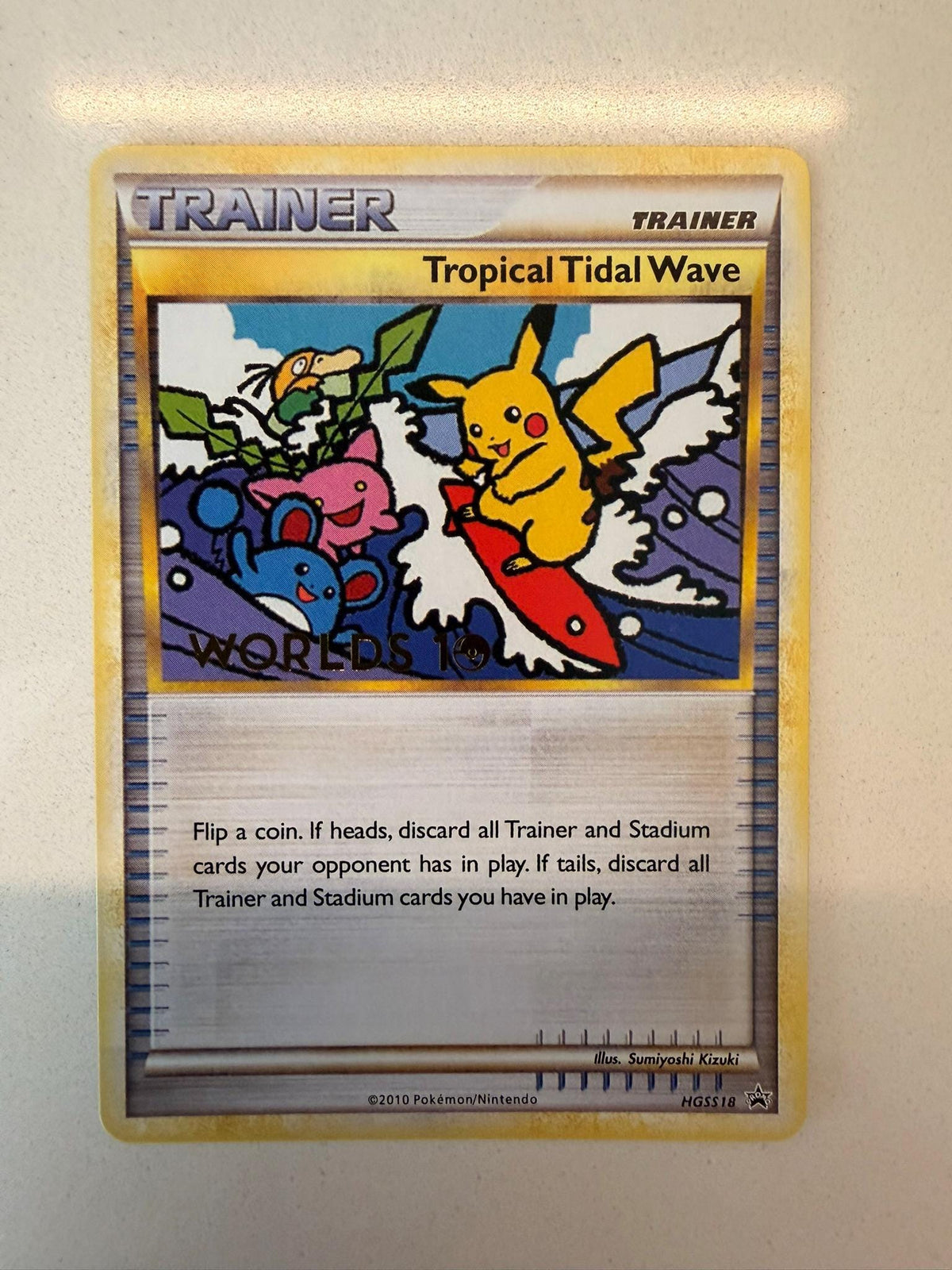 Tropical Tidal Wave # World Championships Collection proxy card, not real novelty