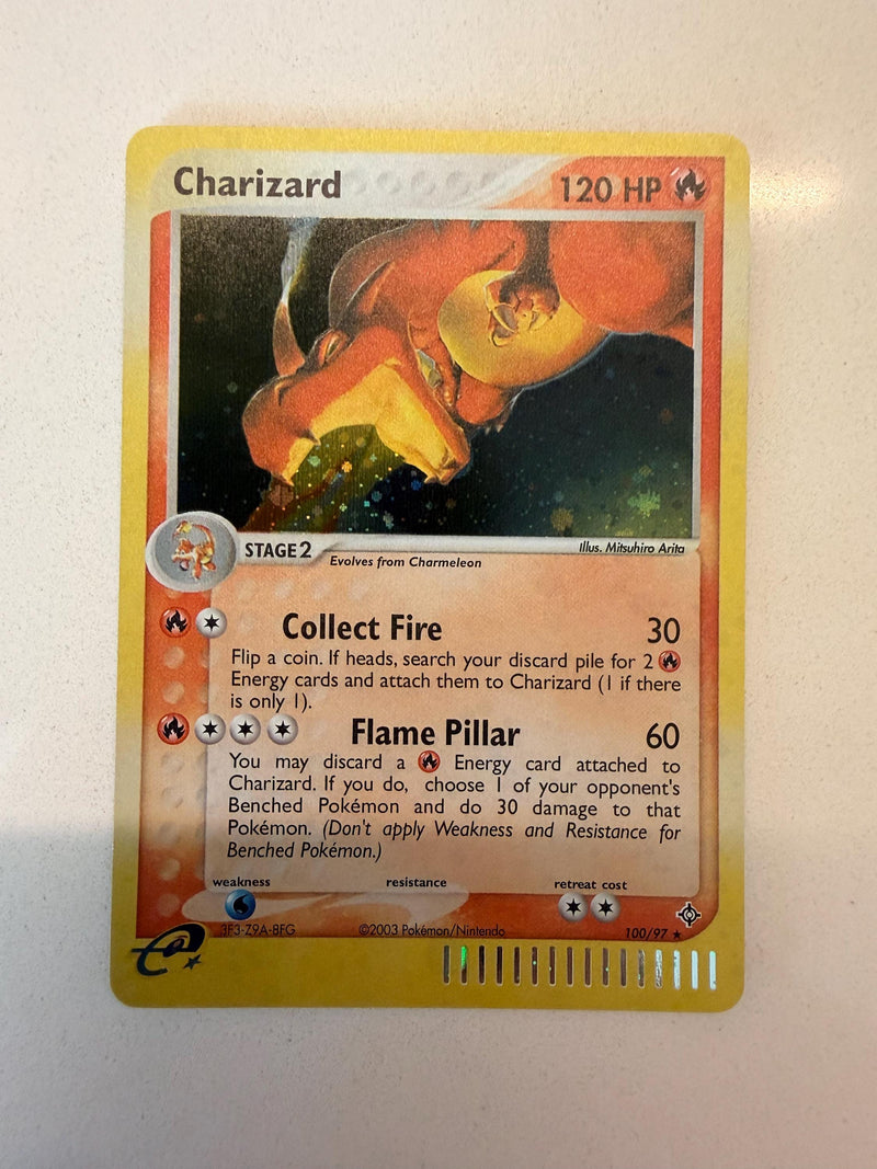 Charizard #100 Dragon proxy card, not real novelty