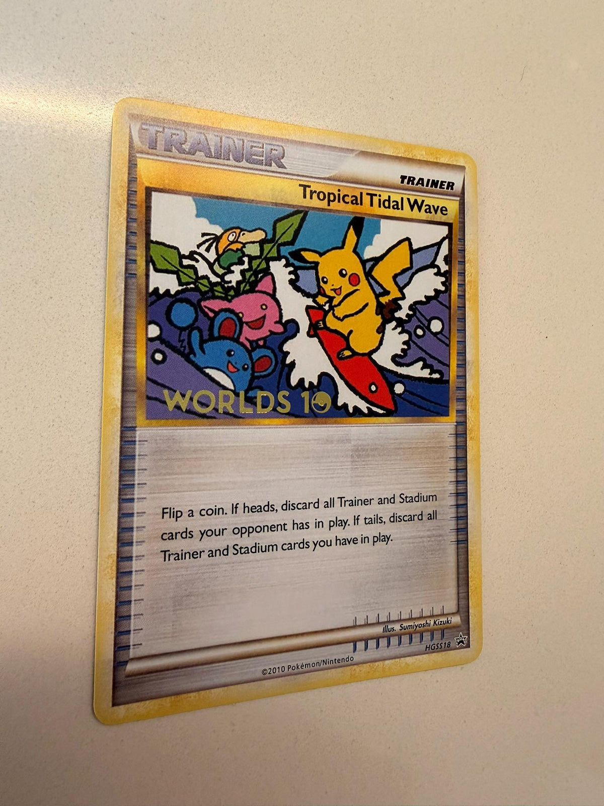 Tropical Tidal Wave # World Championships Collection proxy card, not real novelty