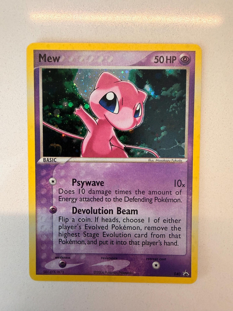 Mew - 040 (Trainer's Challenge Set) - Nintendo Promos # Promos proxy card, not real novelty