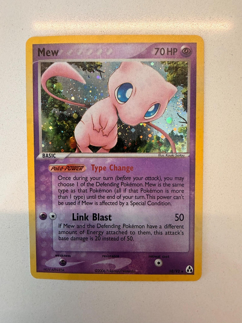 Mew #10 Legend Maker proxy card, not real novelty