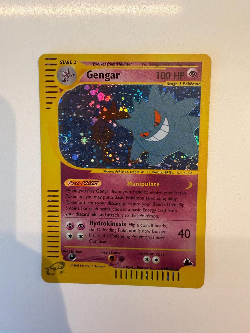 Gengar #H9 Skyridge proxy card, not real novelty