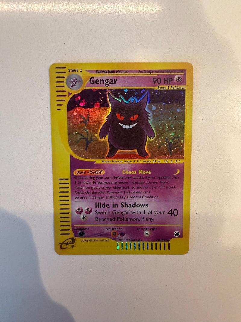 Gengar #13 Expedition proxy card, not real novelty