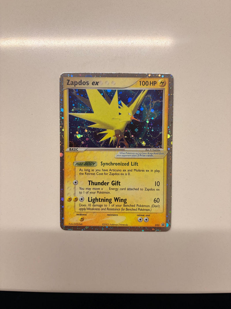 Zapdos EX #033 Promo proxy card, not real novelty
