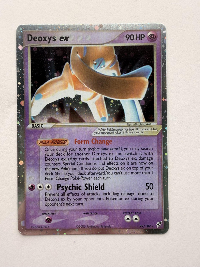 Deoxys EX #99 Deoxys proxy card, not real novelty
