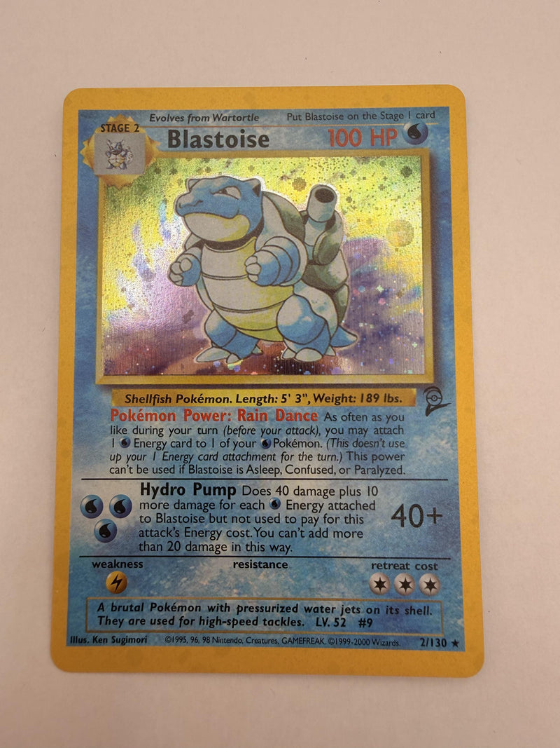 Blastoise #2 Base Set proxy card, not real novelty