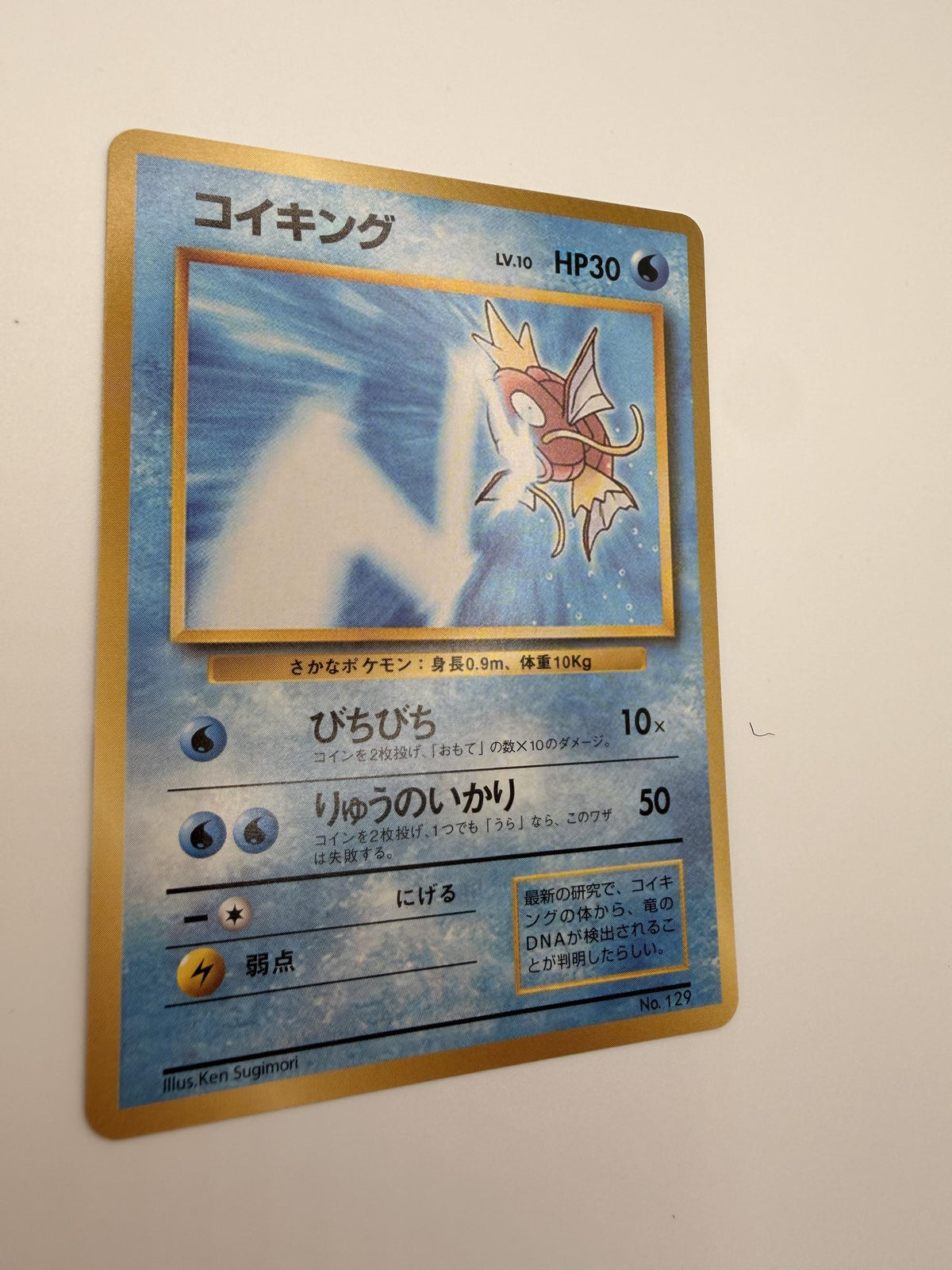 University Magikarp Tamamushi University Prize #129 Japanese Promo proxy card, not real novelty