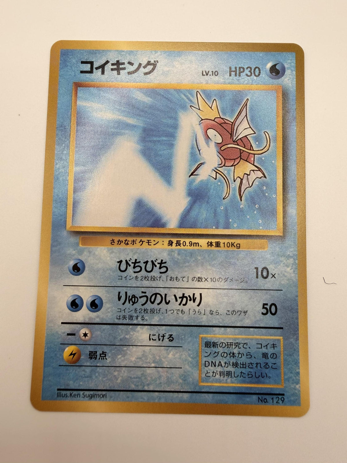 University Magikarp Tamamushi University Prize #129 Japanese Promo proxy card, not real novelty