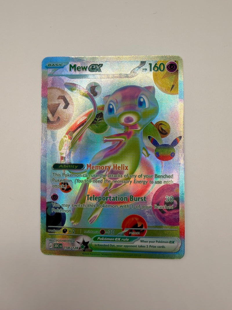 Mew ex #158 30th Celebration proxy card, not real novelty