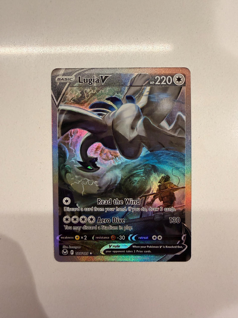 Lugia V # Silver Tempest proxy card, not real novelty