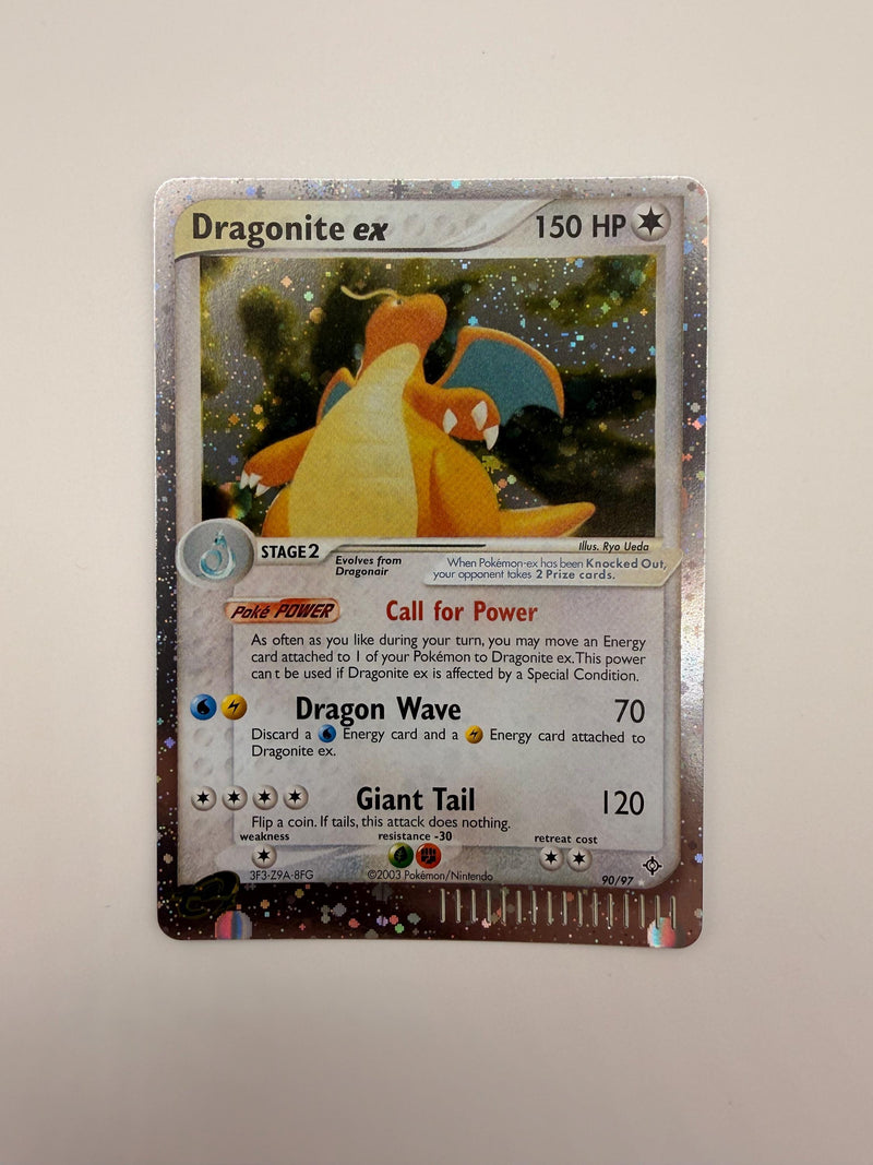 Dragonite EX #90 Dragon proxy card, not real novelty